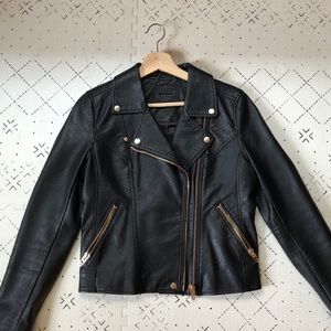BlankNYC Faux Leather Moto Jacket